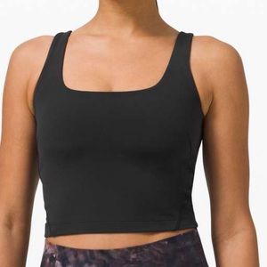 Lululemon Nulu Fold Tight Crop Yoga Tank Top
Black size 8
